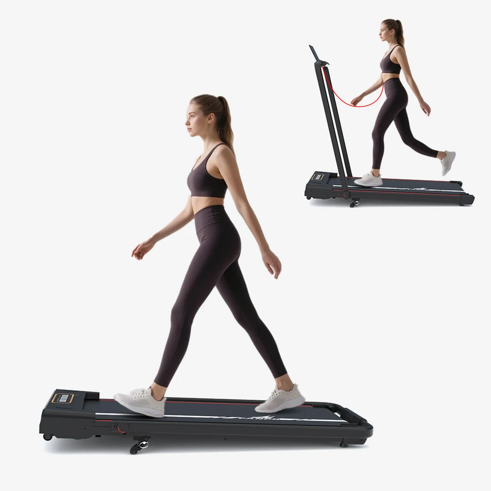 

Portable Mini Electric Treadmill LED Display Walking & Running Machine Home Gym Fitness Equipment for Desk Exercise Walking Pad
