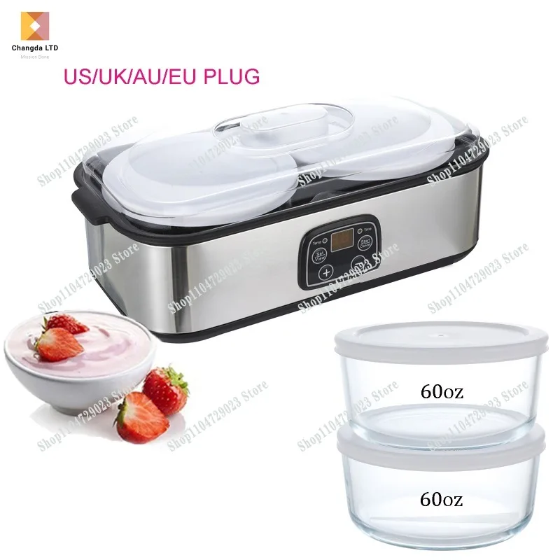 Factory direct yogurt maker household large capacity 2L milkshake jam ice cream pudding machine