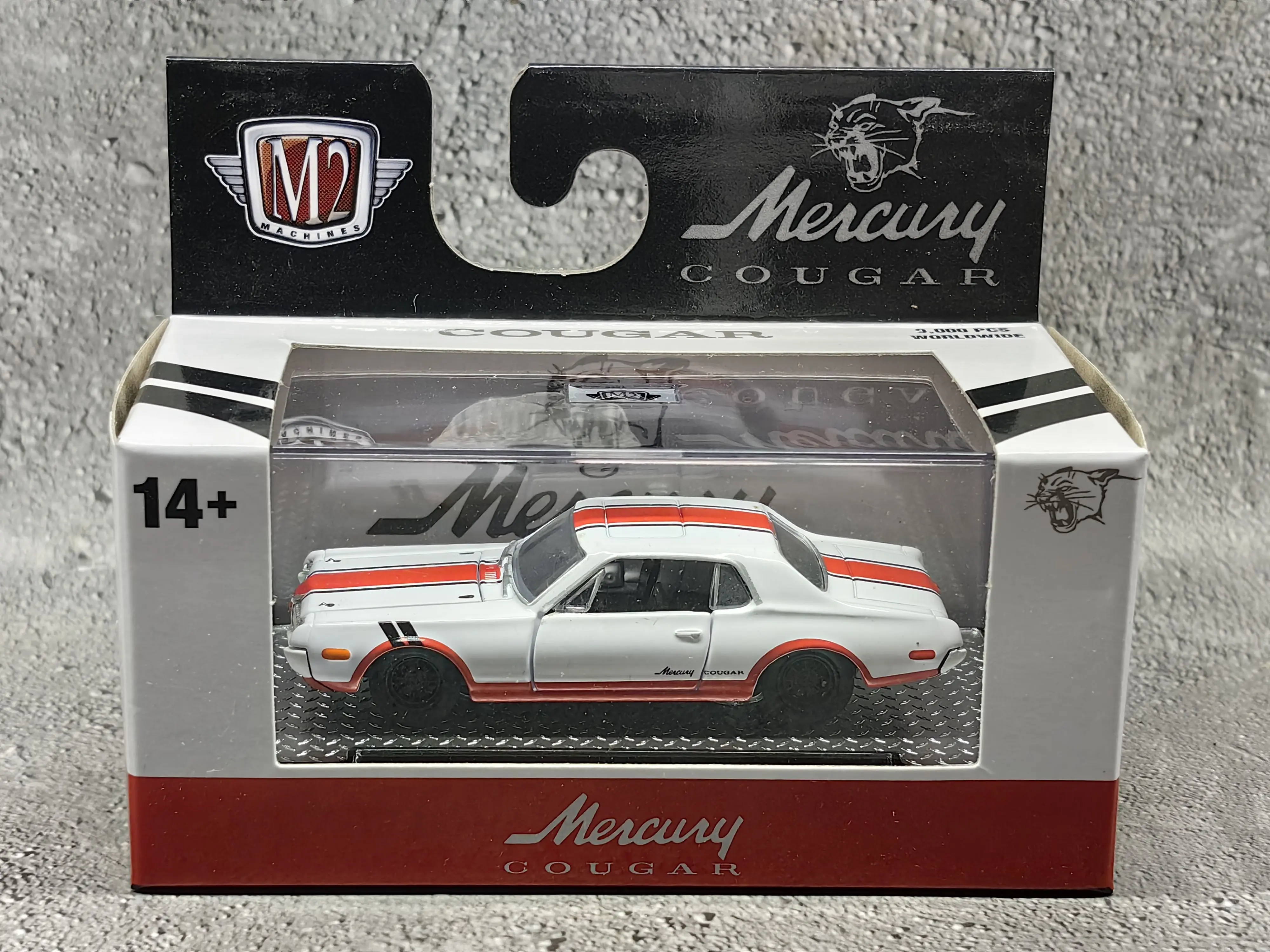 

Машины M2 1:64 1968 MERCURY COUGAR 390, модель из сплава, подарки для детей