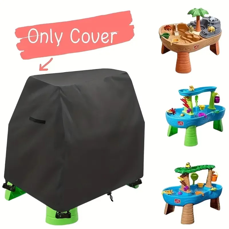 Showers Splash Pond Table Cover - Durable Polyester Outdoor Play Table Cover with Adjustable Drawstring Closure