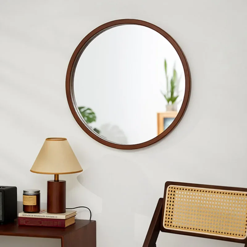 Design Round Mirror Design Nordic Makeup Aesthetic Mirror Kids Rustic Decoracion Para El Hogar Home Decoration Accessories