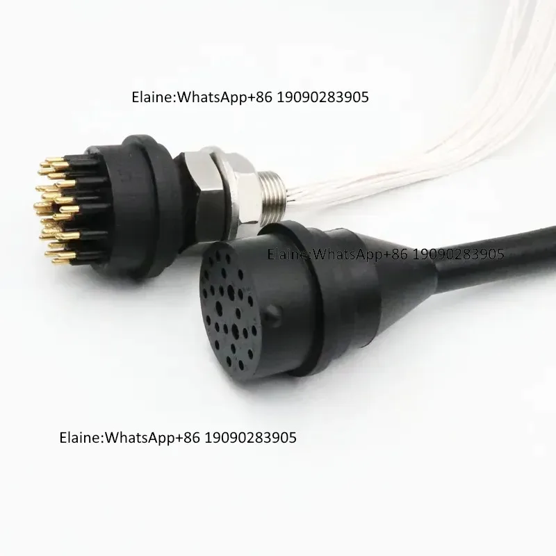 25 Core Underwater Cable Connector Micro Cable Joint ROV signal Propagation IP69K Waterproof