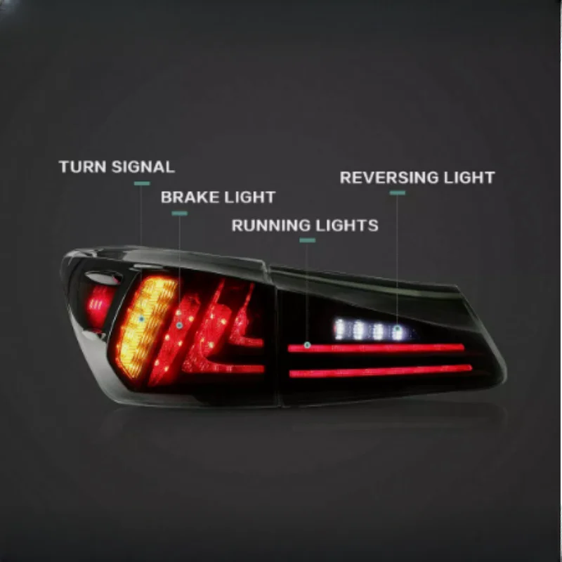 Suitable for Lexus IS250 2006-2012 taillight New upgrade New style plug and play non-destructive installation