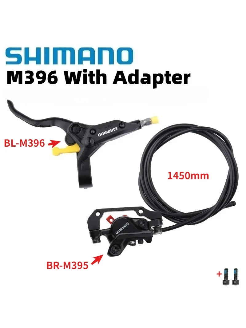 AliExpress Shimano SHIMANO M396 Mountain Bike Hydraulic Disc Brake Lever and Caliper Iamok Bicycle Parts for mountain bike Left Rear