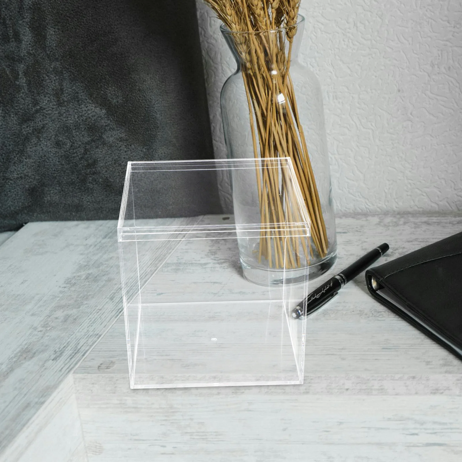 

Clear Display Box Wedding Candy Storage Container Transparent Plastic Organizer Multipurpose Storage Box Decor Jewelry