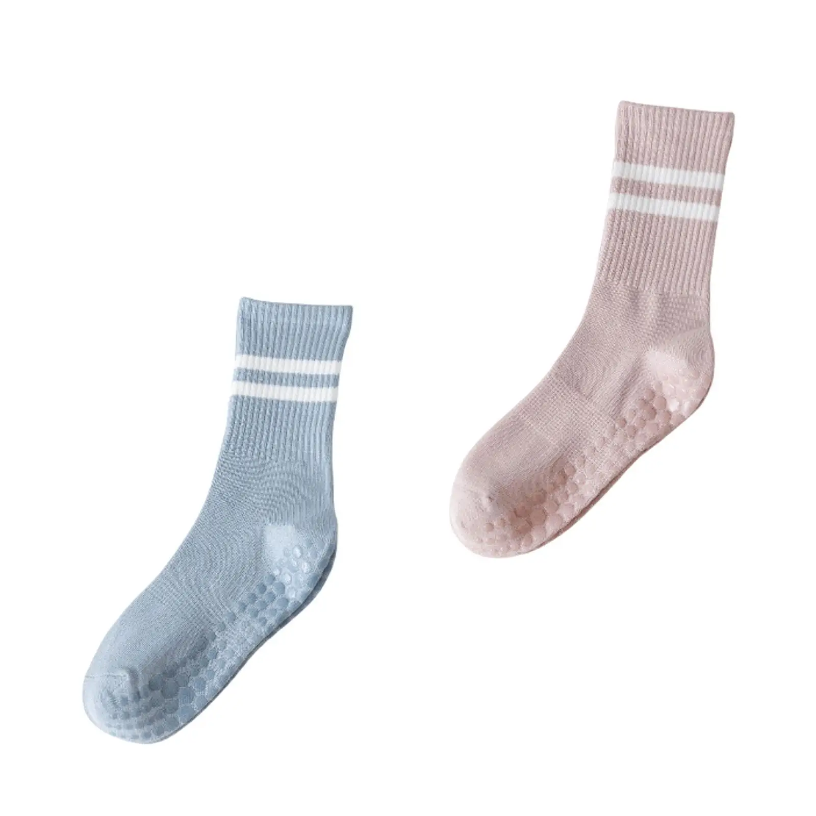 Chaussettes de Yoga, réduction du bruit, douces, portables, respirantes, antidérapantes, chaussettes de sol