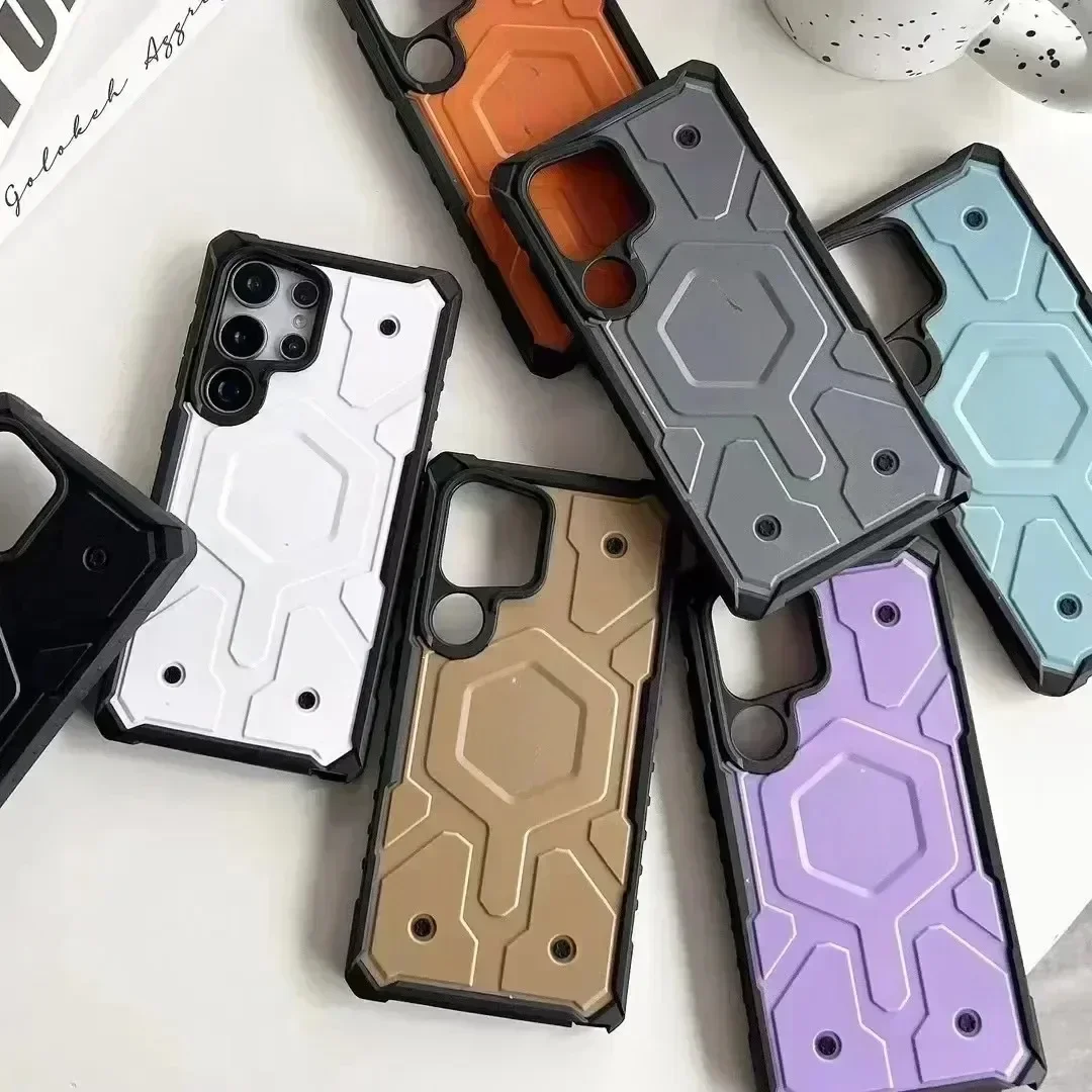 Original Pathfinder Clear Pro Magnetic Case for Samsung Galaxy S24 Ultra S23 S25 Plus Strong MagSafe Protection Cover Accessory - náhled 4