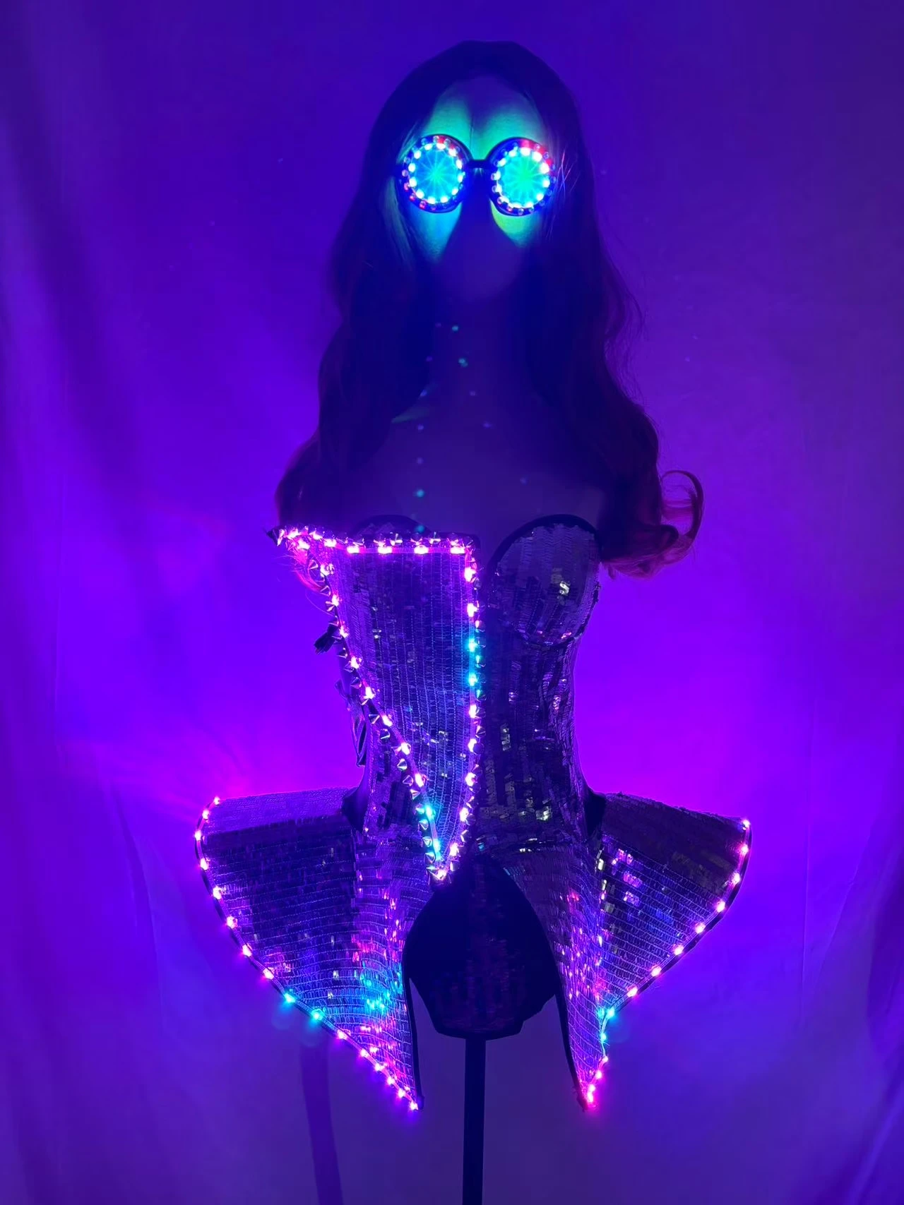 

Sexy Silver Pearl Sparkle Strapless Nightclub Ball Dress Female Dancer Dress Party Celebration Performance Party Dress Costumes