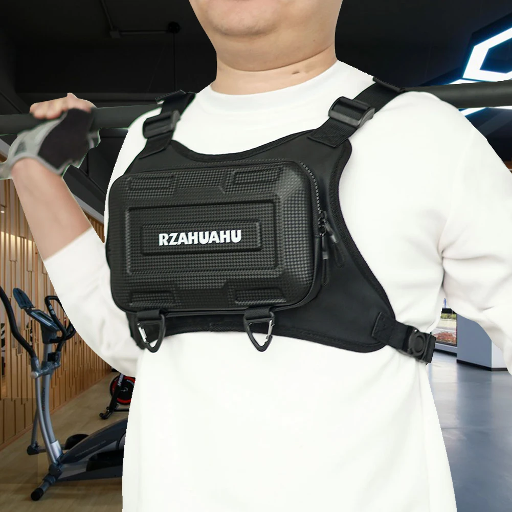 Ports Chest Bag Unisex Front Chest Pack Running Vest Large Capacity Reflective Workout Running Vest Outdoor Running Accessories image 5