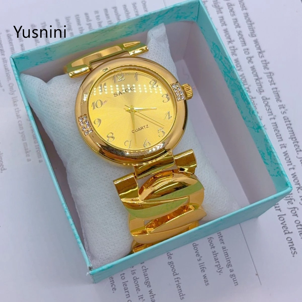Dubai 2026 New Personalized Watch Wedding Party Anniversary Gift Waterproof Watch YY10952