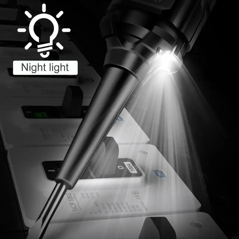 

E28F Induction Test Pen Professional Electrical Pen with Alarm Electrician Screwdriver Pocket Tester Voltage Detection Pen