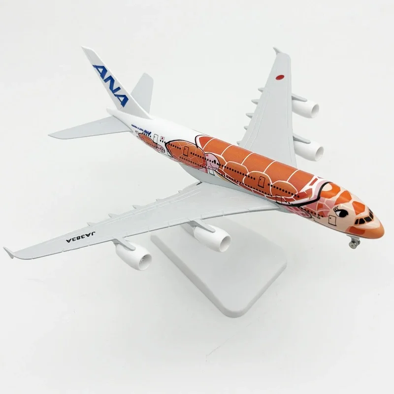 1/400スケール 16/20CM ANA シー・タートル・ペインティング A380