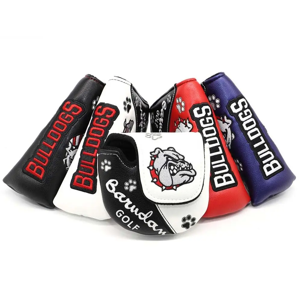 Cover Accessories Golf Training Equipment Golf Mallet Putter Cover Bulldog Golf Headcover Golf Head Cover Putter Headcover