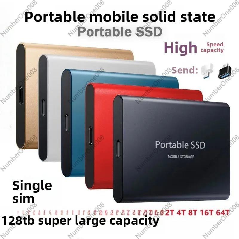 (Actual Capacity 128gb) Mini Portable Ssd External Solid State Drive, High Speed ​​usb Storage For Laptop Pc Phone - view 2