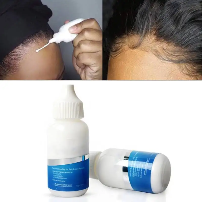 Lace Wig Glue Hair Replacement Adhesive 1.3oz 38ml Invisible Wig Bonding Glue for Lace Front Wig Hair Extensions Toupee Systems