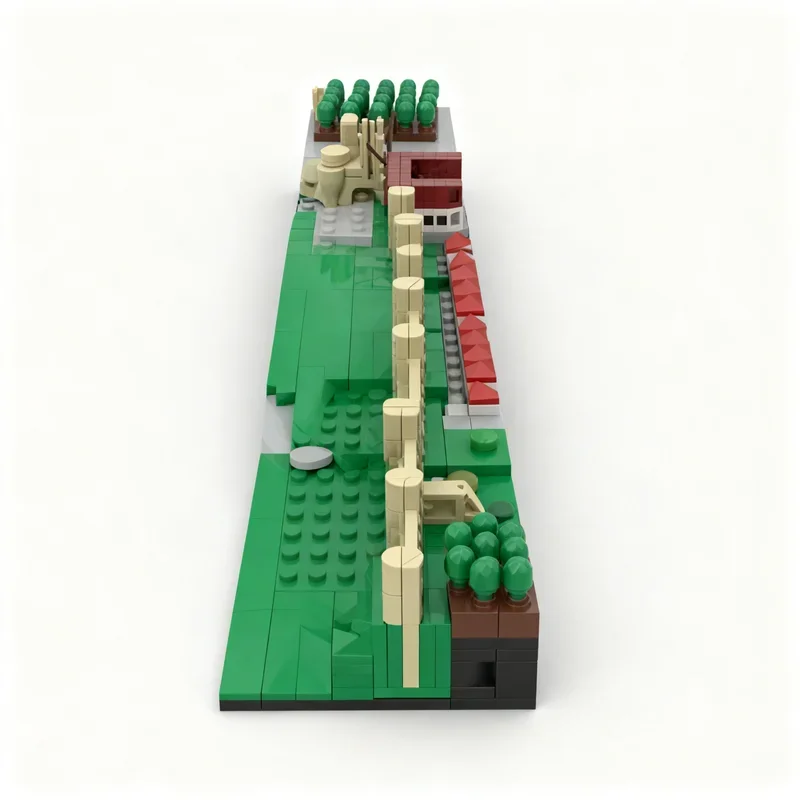 554PCS MOC Architecture Avila Model Custom Building Blocks DIY Assembly Display Home Decor Gift Collectible Blocks Display Gift