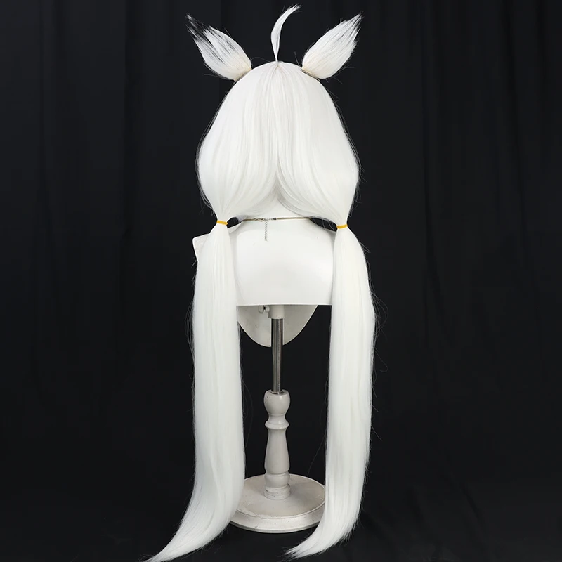 วิกคอสเพลย์ชิราคามิ ฟูบุกิ อนิเมะ วีทัวร์เบอร์ ขนาด 100 ซม. สำหรับงานปาร์ตี้ฮาโลวีน วิกผมใยสังเคราะห์ทนความร้อน + หมวกวิก