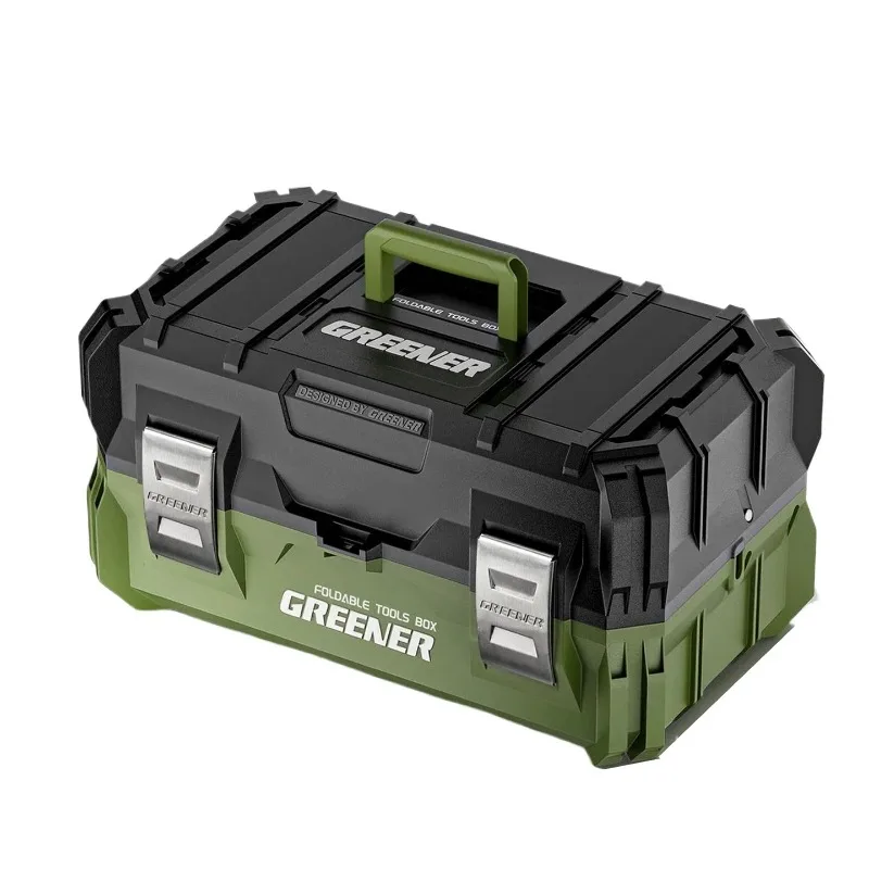 Three Layer Fold Tool Case Multifunctional Part Storage Box Large Capacity Hardware Suitcase Portable Worker Tool Sstorage Box