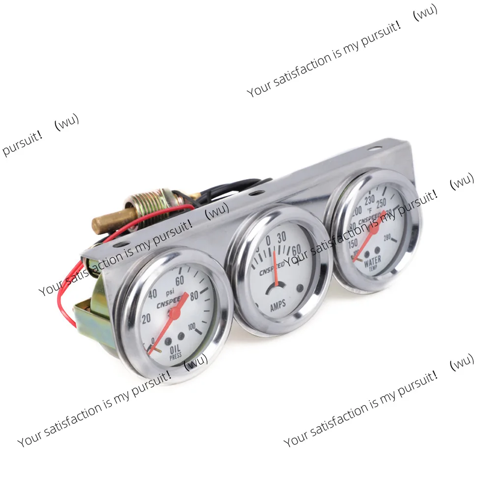 

2 дюйма (52 мм) 12 В автомобильный модифицированный универсальный тройной счетчик, давление масла/температура воды/токовый