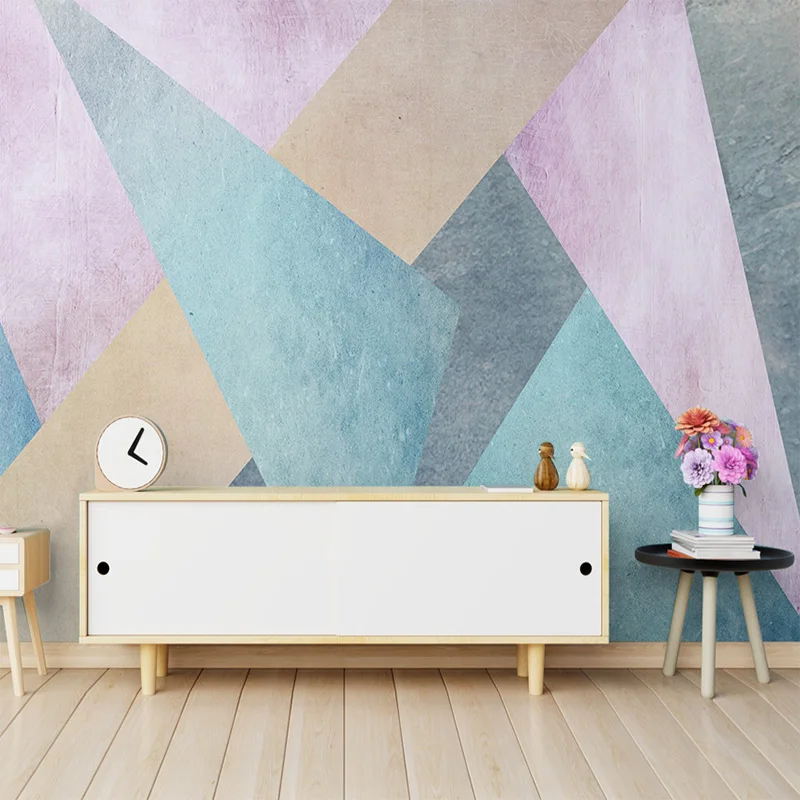 

Индивидуальные 3D-обои: Скандинавский стиль, простые абстрактные геометрические квадраты, настенное панно для гостиной, дивана, ТВ-зоны, спальни, 8D