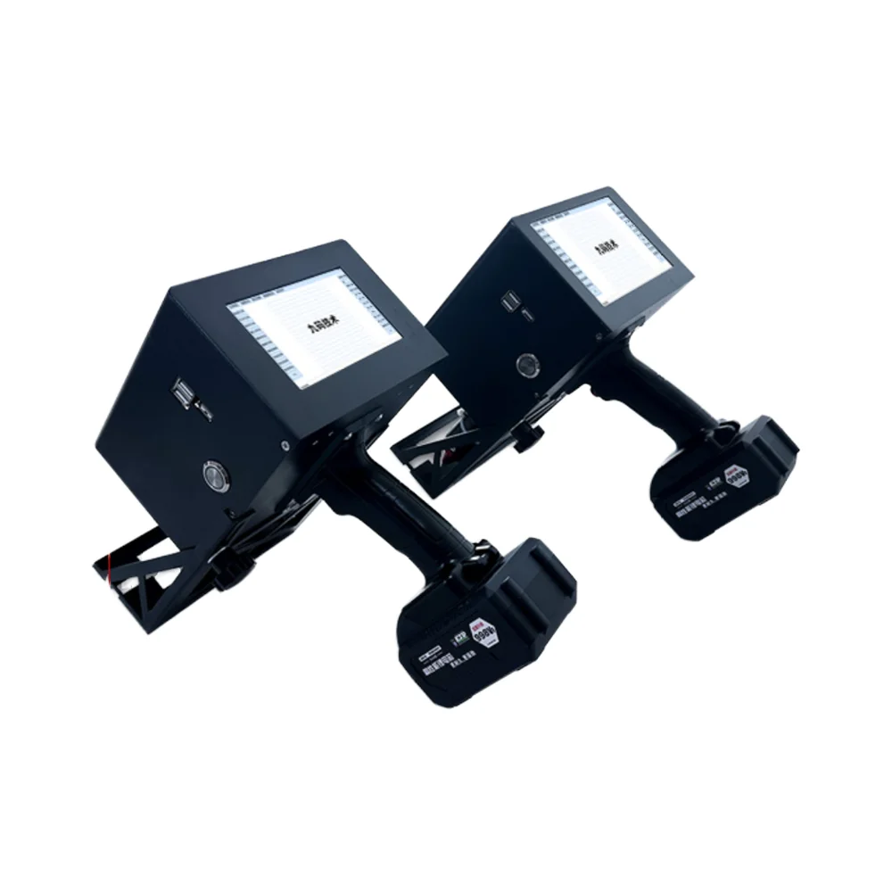 Quick Shipment Portable VIN Number Dot Peen Marking Machine 130x30mm Handheld Metal Chassis Frame Engraving Equipment