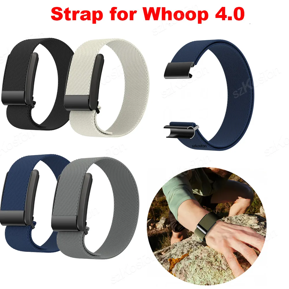 Нейлоновый фитнес-браслет, мягкий регулируемый сменный ремешок для Whoop 4,0, дышащий защитный спортивный браслет для opasek Whoop4.0