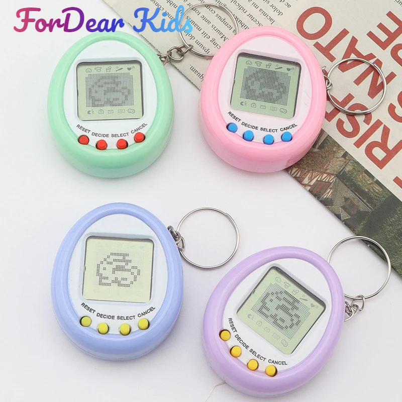 

90S Nostalgic Electronic Pets Gift Keyring Educational Funny Virtual Cyber Pet Toy Gift Christmas Pets Toys 2023