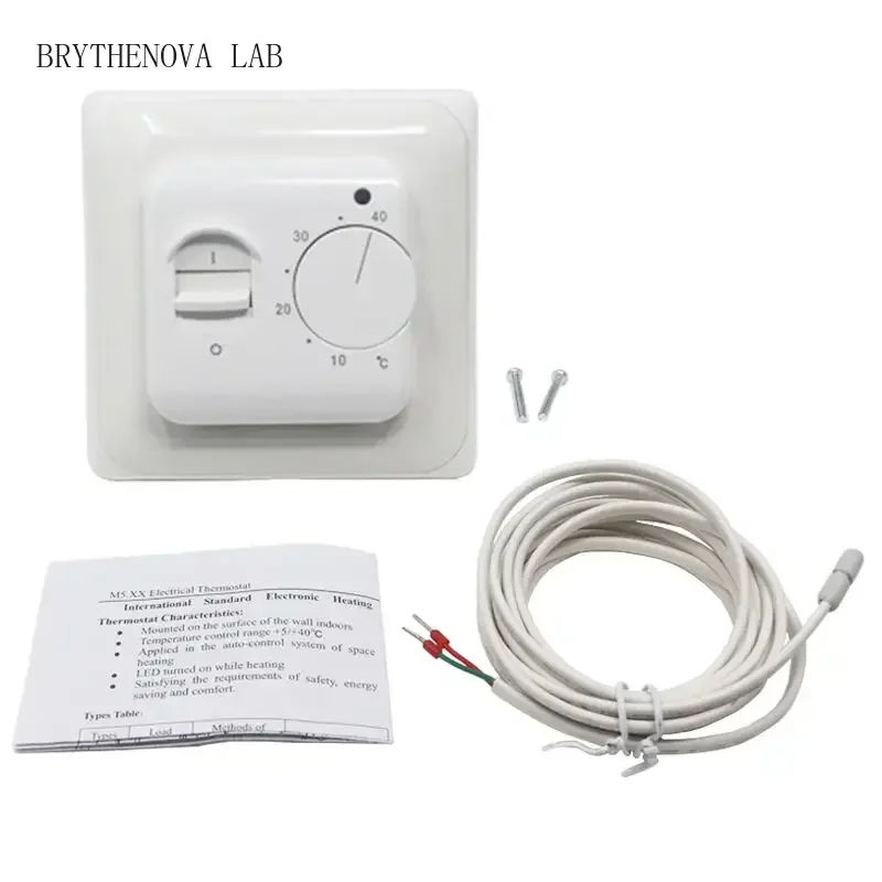 Electric Floor Heating Room Thermostat Temperature Controller Warm Regulator 220V 230V 16a NTC Sensor Universal Programmable