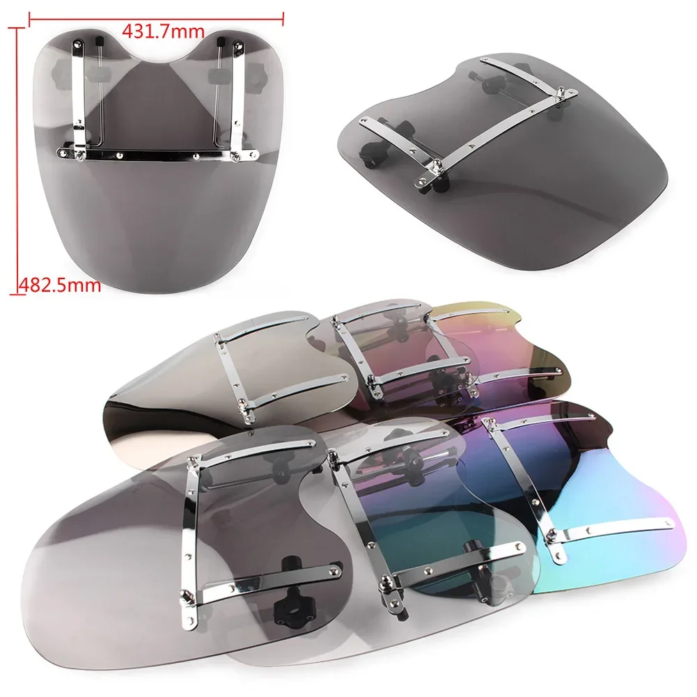 

19 "мотоцикл для Harley ABS лобовое стекло ветрозащитное лобовое стекло Dyna Blackline Breakout Bad Boy FXSTSB Cross Bones Freewheeler