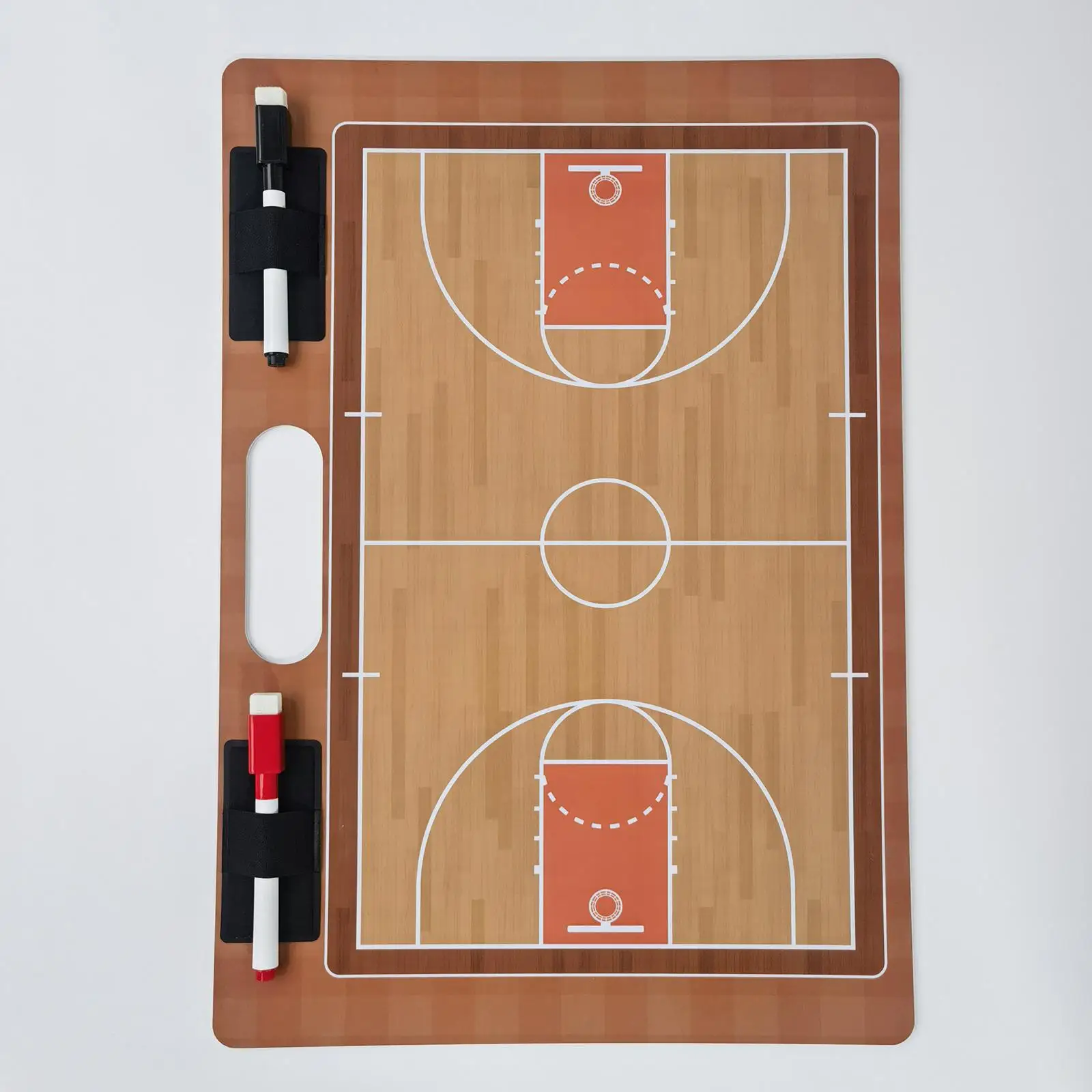 

Dry Erase Play Board Equipment Basketball Clipboard Coaches Board Basketball Coaching Board for Gym Strategizing Plays Coach