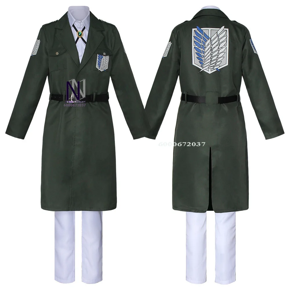 Attack on Titan Seizoen 4 Survey Corps Windjack Uniform Cosplay Kostuum - Legerstijl voor anime-fans