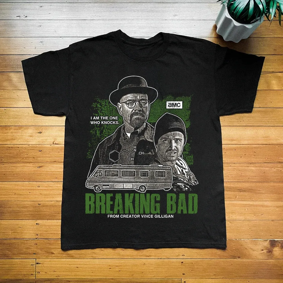 Breaking Bad Retro Crime Drama Tv Series Graphic T-Shirt Cotton Men Women Vintage Streetwear Tee