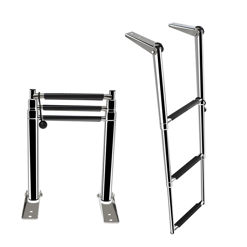 non-slip-3-step-stainless-steel-folding-ladder-platform-marine-boat-yacht-hardware-accessories