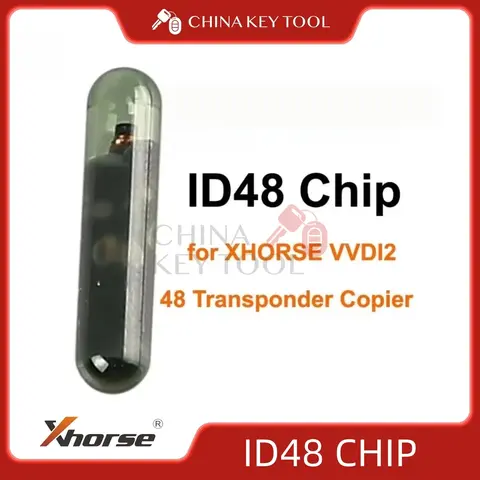XHORSE VVDI2 48 트랜스폰더 복사기용 ID48 칩은 VVDI MINI, VVDI PLUS, VVDI MAX, VVDI MIDI 글로벌 버전과 함께 작동합니다.