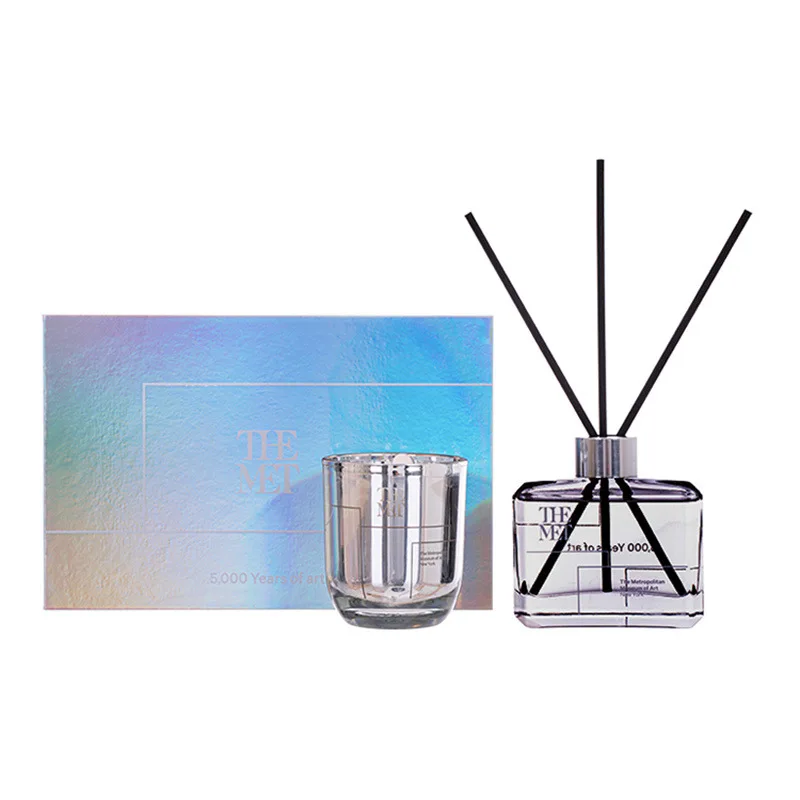 

Metropolitan Museum of Art logo series fruit scented candles