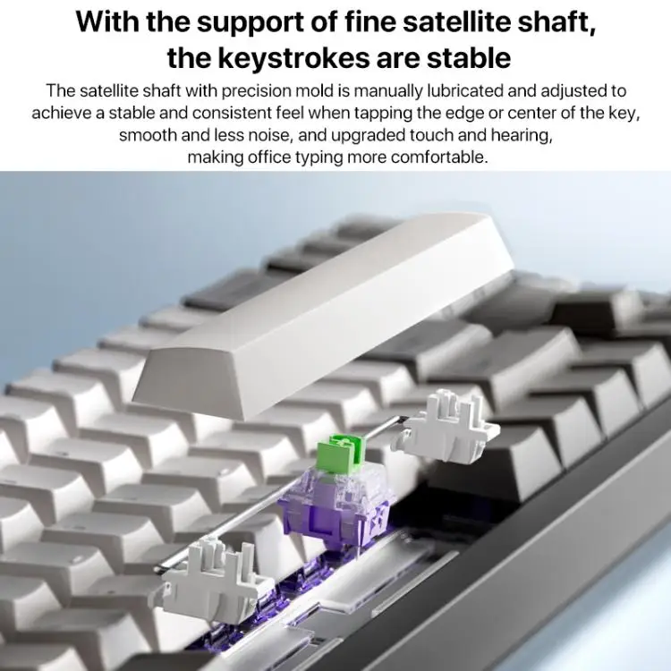 Newest Mechanical Keyboard MK71 Pro Wired / 2.4G / Triple Mode Gaming Keyboard Ultra-Portable Usb Keyboard Set