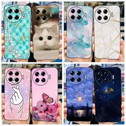 For Tecno Spark 20 Pro Plus Case KJ7 2024 New Fashion Marble Painted Soft Silicone Phone Cover For Tecno Spark 20 Pro+ Protector
