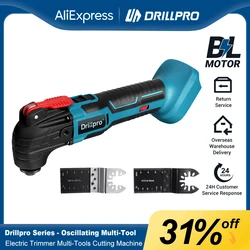 Drillpro Cordless Oscillating Tool Renovator Electric Trimmer Multi-Tools Shovel Cutting Machine for Makita 18V Battery