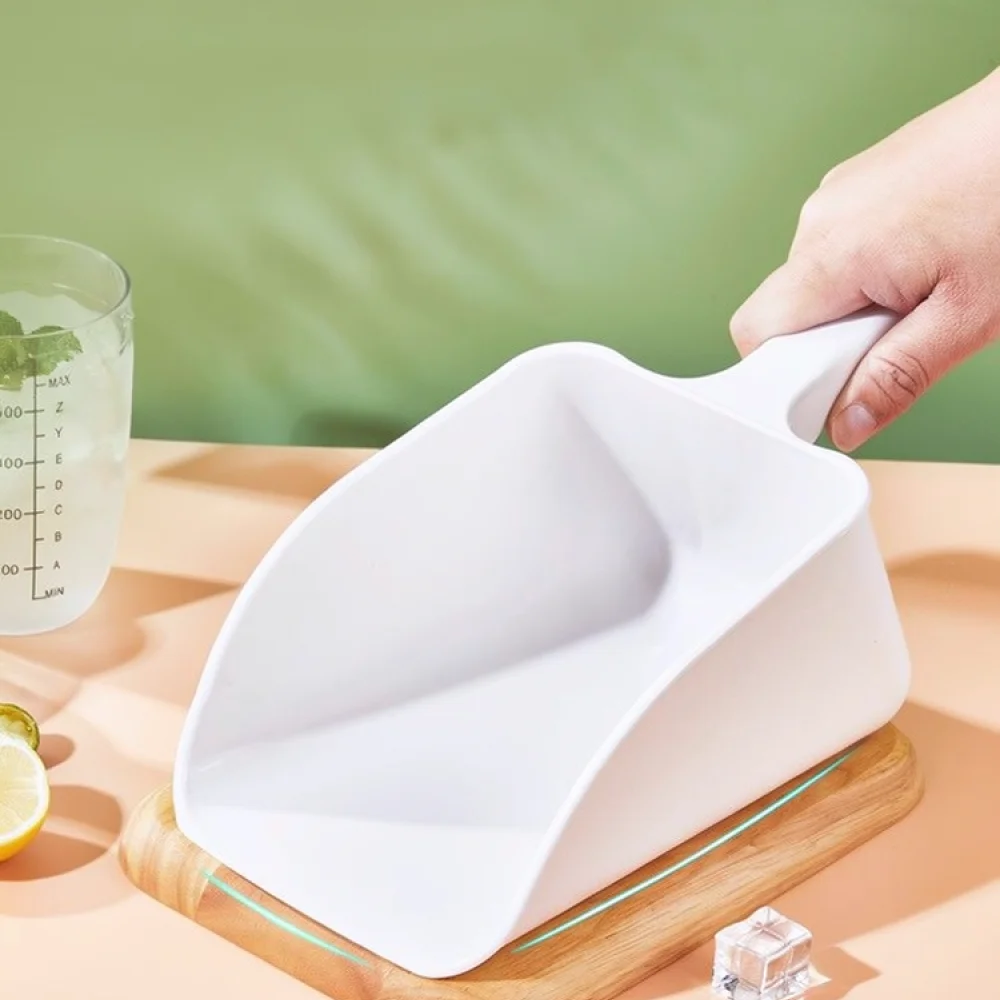 Commercial Grade Plastic Ice Scoop Heavy Duty Food Shovel For Kitchen Cafe Supermarket Durable Grain Scoop Kitchen Gadget