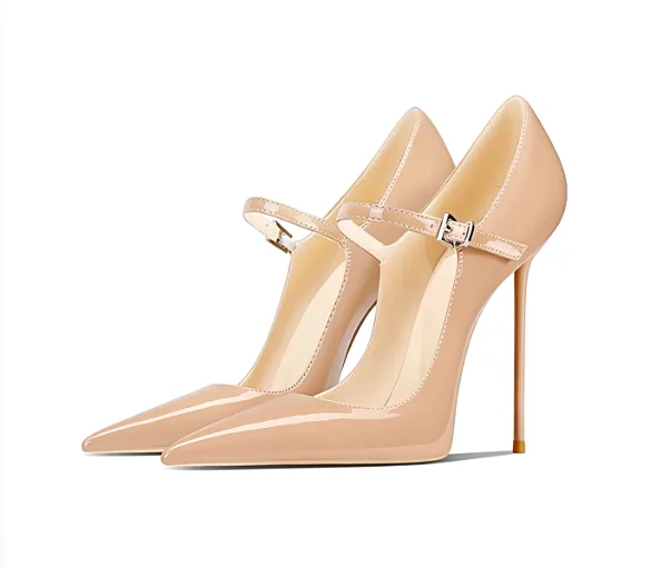 

Женские туфли на высоком тонком каблуке с острым носком, создающие новый образ, в элегантном и легком стиле, не утомляющие ноги.