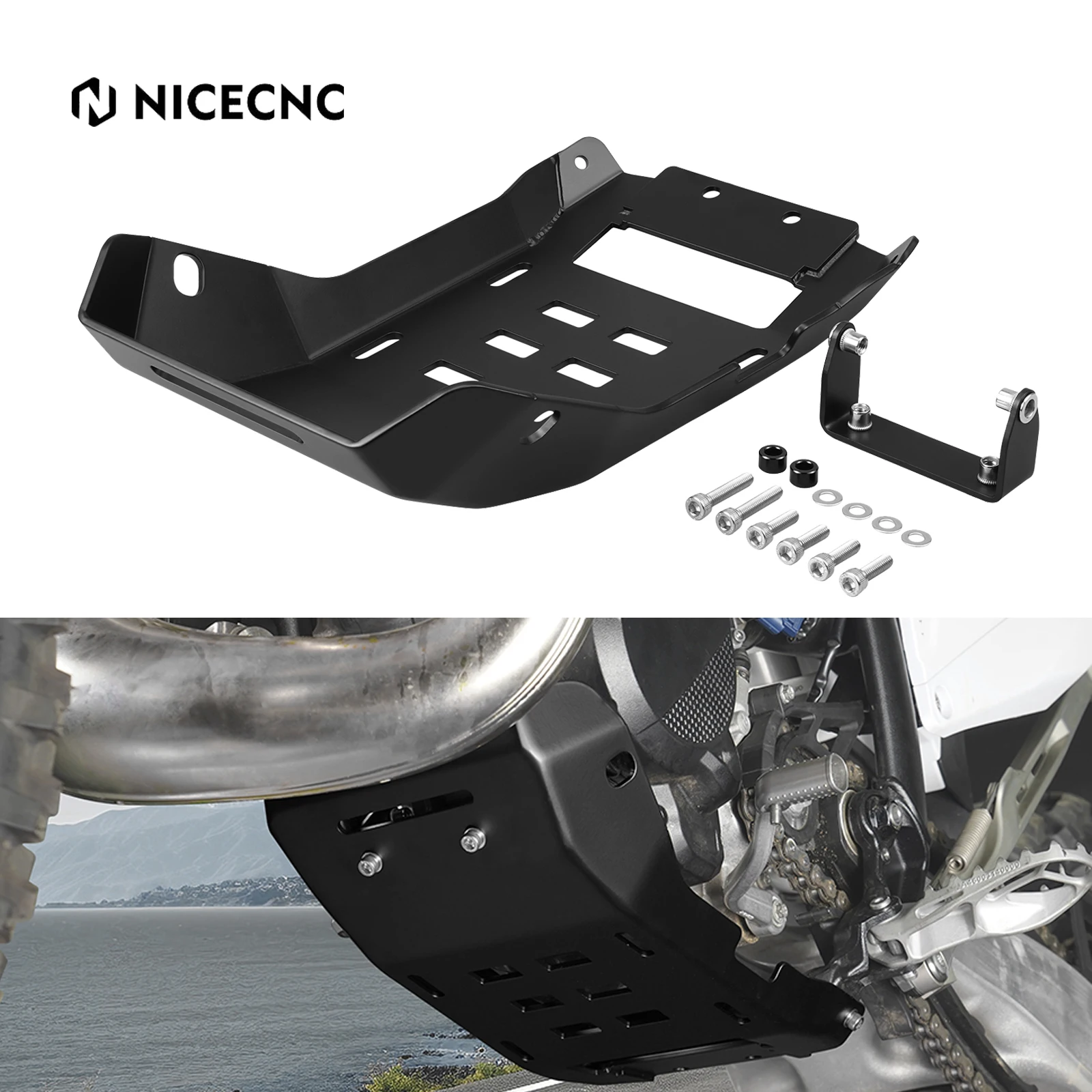 For Husqvarna TE300 TE250 2024 TX300 2023-2024 Engine Bottom Guard Skid Plate Cover Protector For GasGas EC300 EC MC EX 250 300