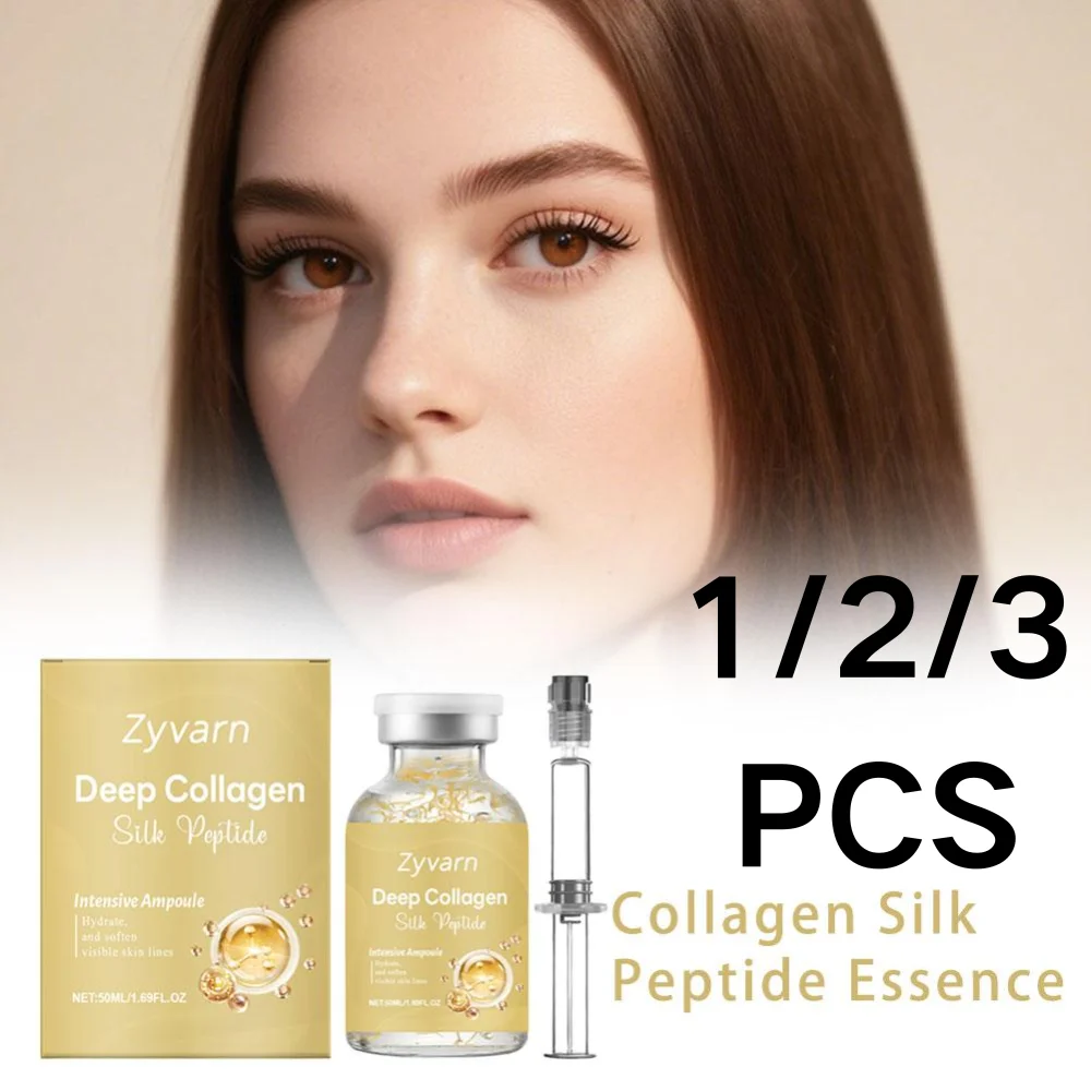 

Набор из 1/2/3 коробок: Эссенция Zyvarn Deep Collagen Silk Peptide для осветления тусклой кожи, повышения упругости и нежного увлажнения.