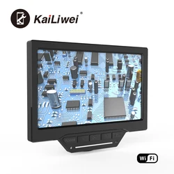 Kailiwei WIFI Zoom sincrono 1080P HD USB fotocamera con schermo integrato da 7 pollici YS007W microscopio di tipo elettronico industriale adatto