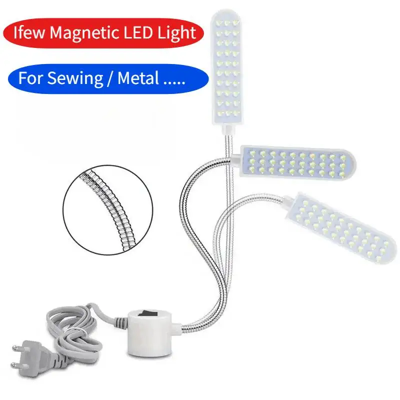 

30 Industrial Lighting LED Sewing Machine Night Lights Home With Magnetic Flexible Adjustable For Base Adsorbed Work Lamps