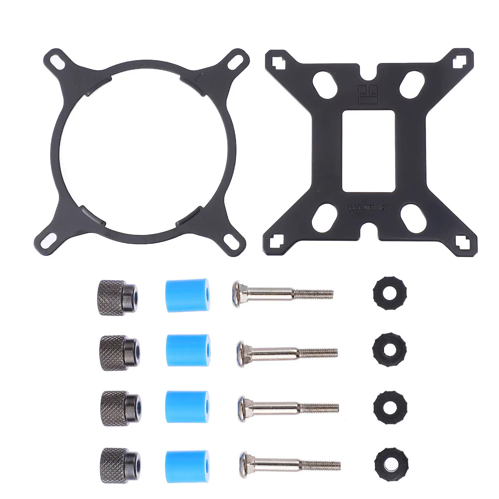 1Set CPU Water Cooling Retention Bracket High Stability Replacement Compatible for Lga 17Xx Motherboard Heatsink Bracket Fan