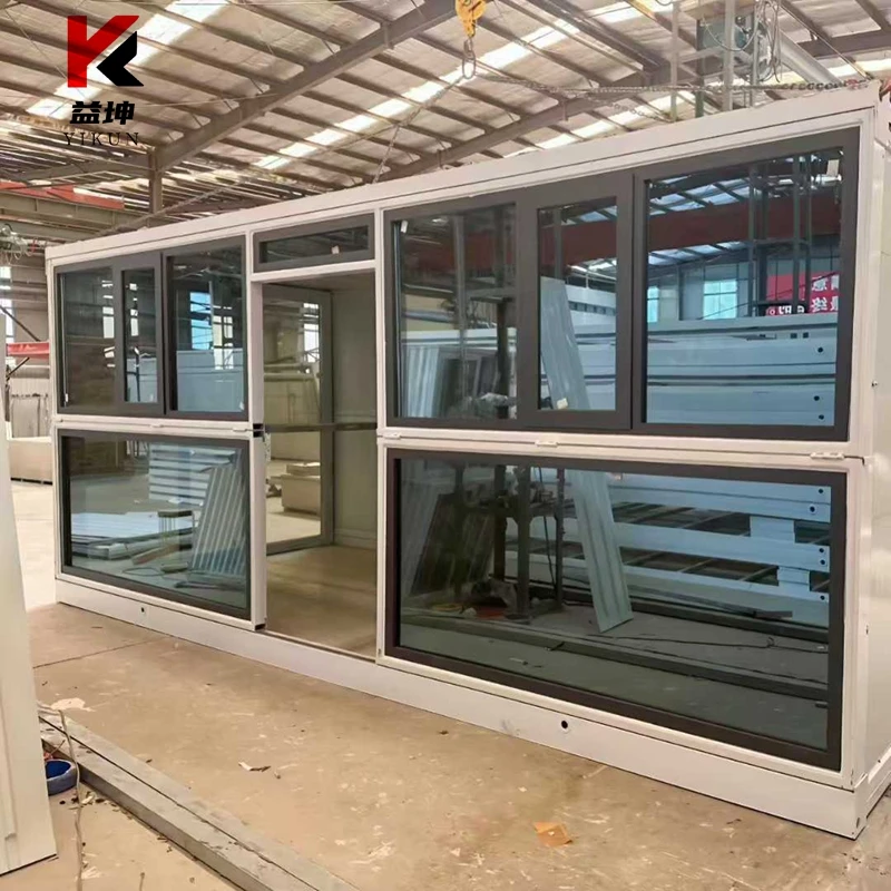 Modern Prefab 20ft 40ft X-Z Type Folding House Container Portable for Offices and Cafes