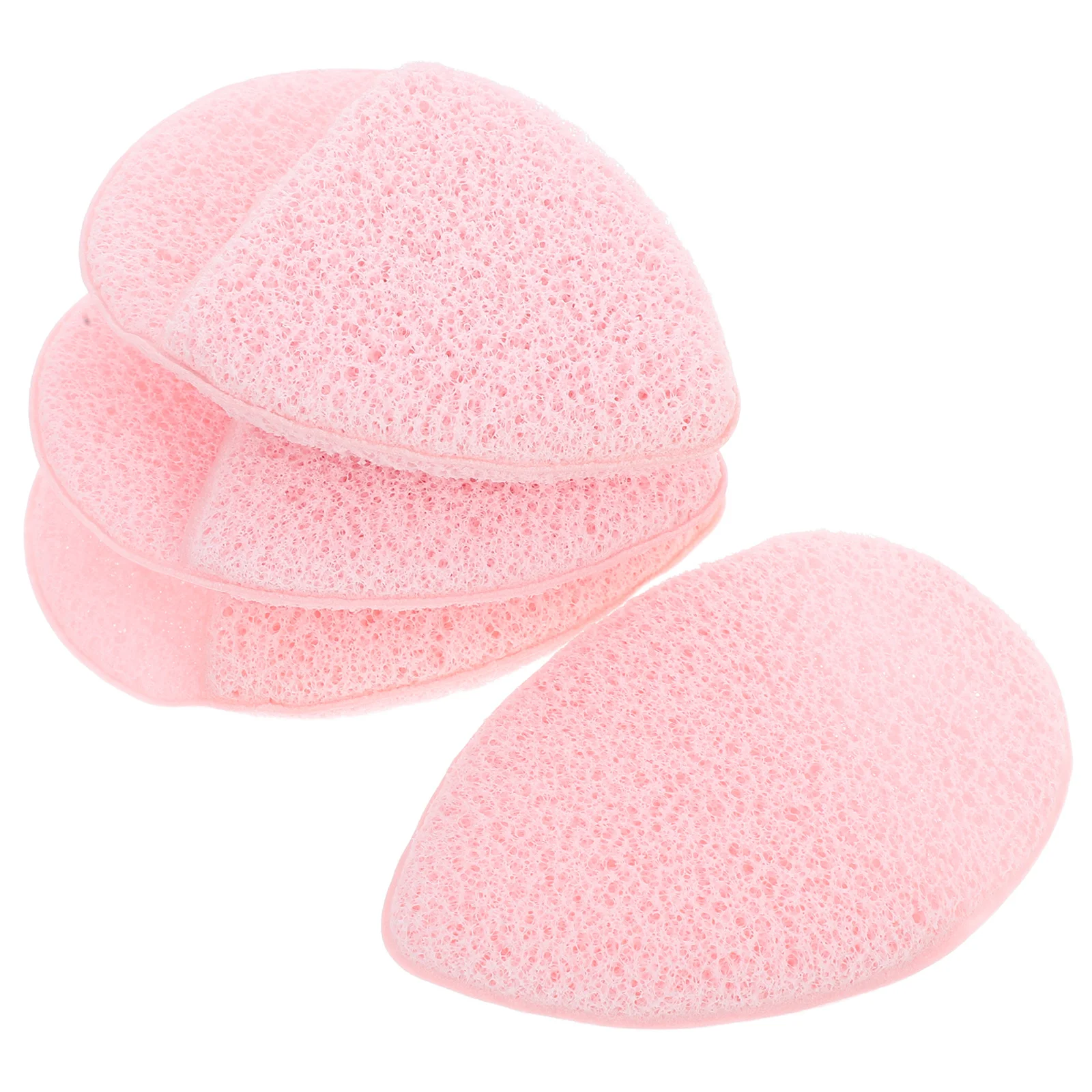 4 Stuks Zachte Gezichtsreiniging Sponzen Draagbare Herbruikbare Scrubber Handschoenen Hoge Absorptievermogen Zacht op Huid Spons voor Gezicht Reiniging