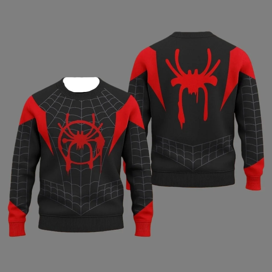 Disney Zootopia Topolino e Minnie Tema Brutto maglione Festa di Natale Girocollo Felpa con cappuccio Ingrandito Adulto Autunno e Inverno Nuovo articolo