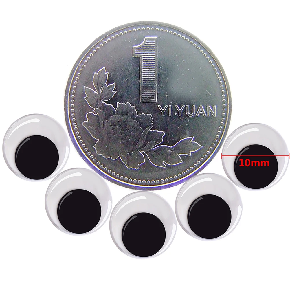 

800pcs Eyeball Stickers Self-Adhesive Diy Plastic Eyeball Eyes For Bear Supplies Decorations