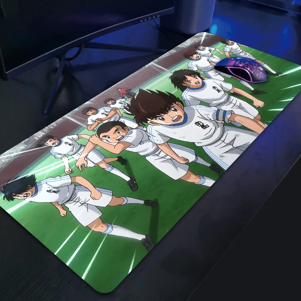 Anime C Captain Tsubasa Mousepad Mouse Mat With Pad gaming accessories Prime Gaming XXL Keyboard Pad Stitch Padding Mat